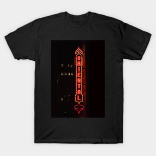 Vintage Oriental Theatre Neon T-Shirt